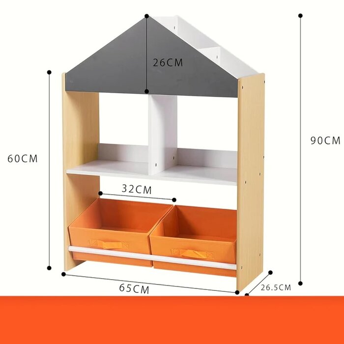 Детска етажерка като къщичка - размери